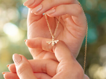 Tiny Bee Necklace
